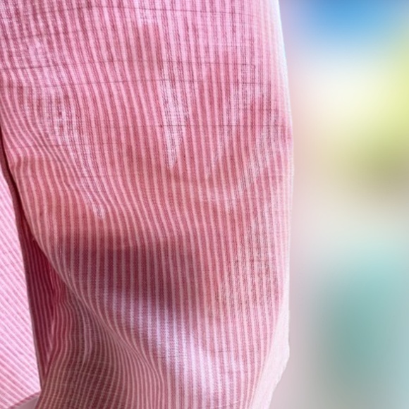 NWT Mille Gabrielle Hi-Lo Pinstripe Shirt Dress Sz L 🎉H.P.🎉 - Picture 5 of 9